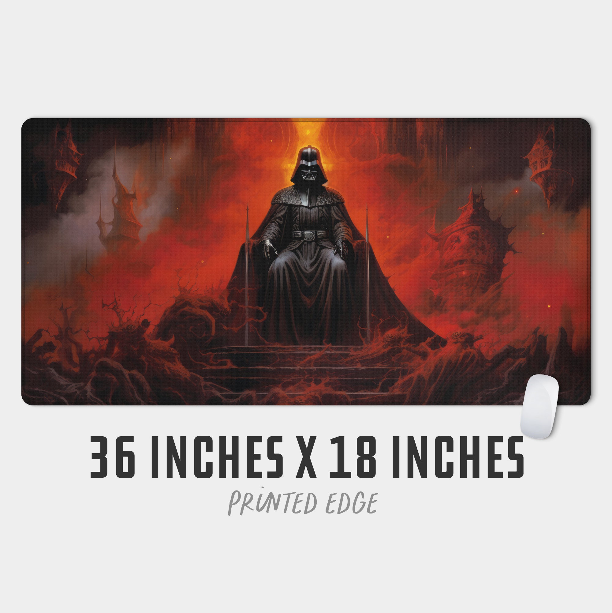 Tapis De Souris Death Starsbucks Rond, 20x20cm, Design Geek Café/Star Wars, Base Antidérapante, Polyester, Pour Bureau, Maison - 12