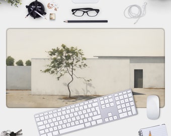 Designer Desk Mat – Minimalist Aesthetic Mouse Pad for Gamers
