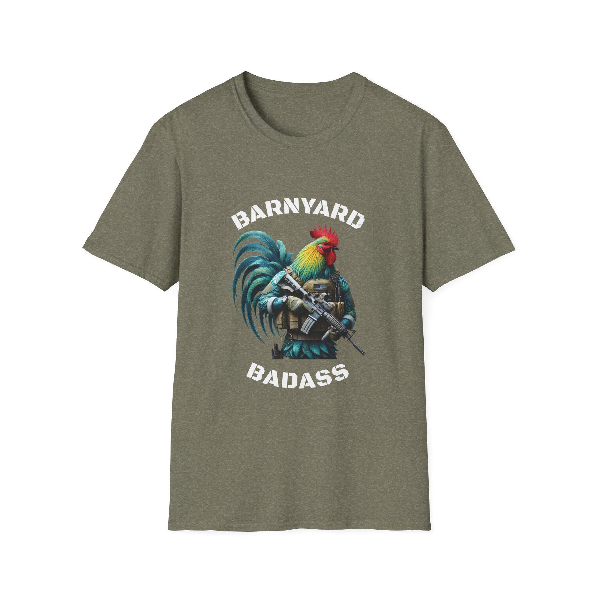 Barnyard Badass Tactical Rooster T-Shirt: Unleash Your Inner Warrior!