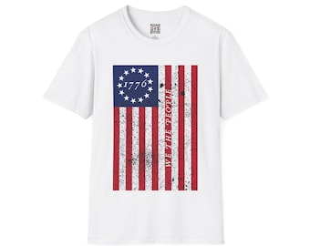 We The People Betsy Ross Flag Softstyle T-Shirt