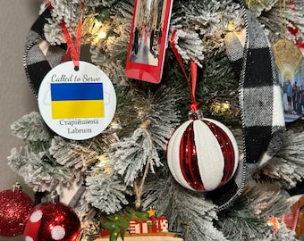 Missionary Custom Ornament LDS Round