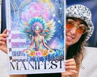 1111 Poster • 11:11 Angel Number Minimal Wall Art Print, Manifest