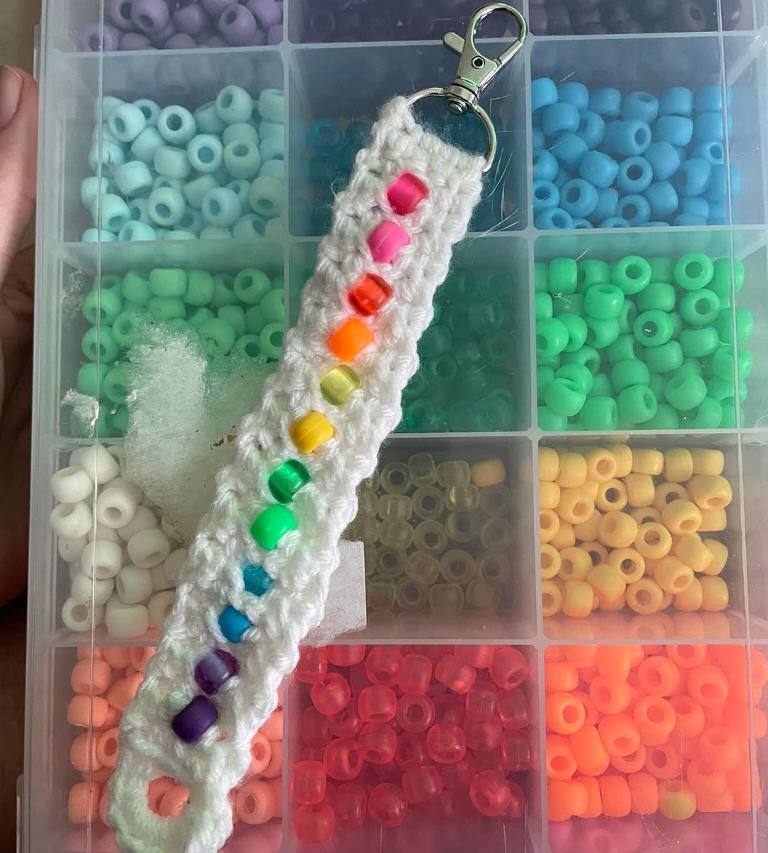 Crochet Fidget Toy // Crochet Keychain Etsy