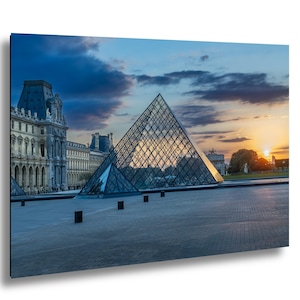 Paris Sunset at the Louvre