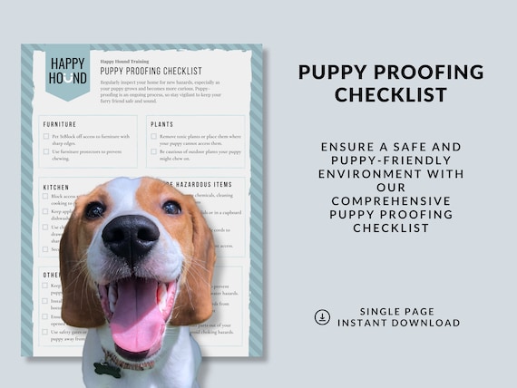 Comprehensive Puppy Proofing Checklist Safe Home for Your New - Main Image