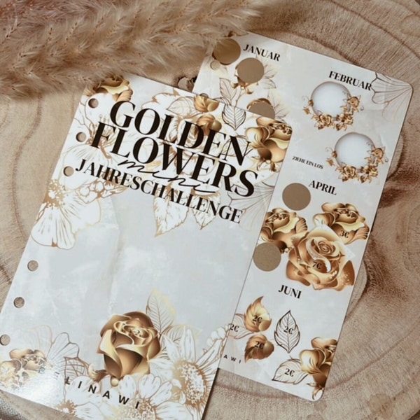 Golden Flowers mini Jahres Challenge