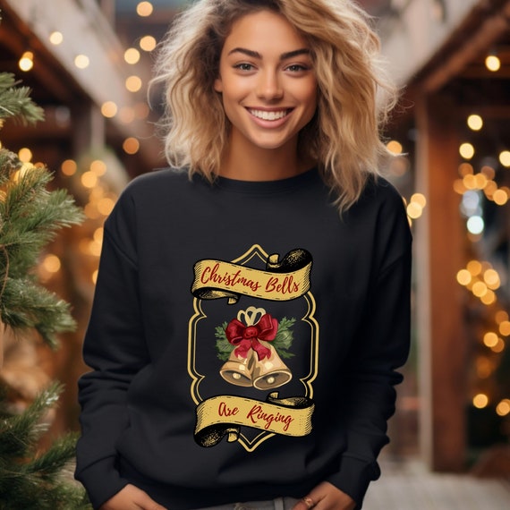 Plus size christmas sweatshirt discount