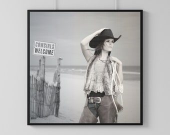 Coastal Cowgirl druckbare Poster Print, Stiefel Trendy, adrette Cowgirl Wohnheim Wand Kunst Dekor, Girly digitaler Download Boot Print, Sorority