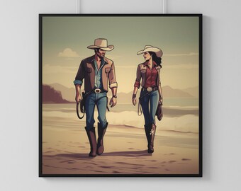 Küsten Cowgirl druckbare Poster Druck, Stiefel Trendige, Preppy Cowgirl Wohnheim Zimmer Wand Kunst Dekor, Girly digitaler Download Boot Print, Sorority