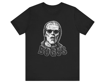 Monster Squad Bogus Unisex Tee Shirt, Horror Movie Fan Gift, Classic Horror Film Apparel, Vintage Creature Design, Retro Halloween