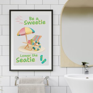 Funny Bathroom Wall Art, Poster Prints, Toilet Humor, Bathroom Decor, Printed Bathroom Wall Art, Matte Vertical Posters