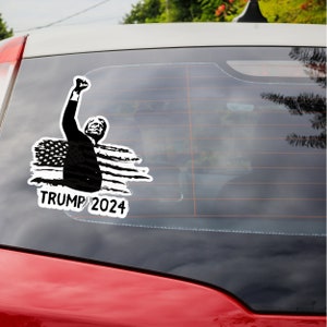Trump 2024 Vinyl Sticker, Trump Sticker, Trump Car Decal