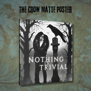 The Crow Movie Matte Poster, Eric Draven, Brandon Lee, 90s Movies, The Crow Fan, Crow Decor