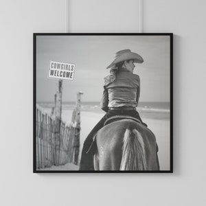 Coastal Cowgirl Printable Poster Print, Boots Trendy, Preppy Cowgirl Dorm Room Wall Art Decor, Girly Digital Download Boot Print, Sorority