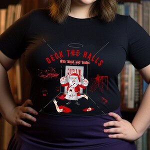 Creepy Santa, Creepy Christmas, Scary Santa Shirt, Evil Santa, Scary Christmas, Seasons Creepings, Halloween and Christmas,
