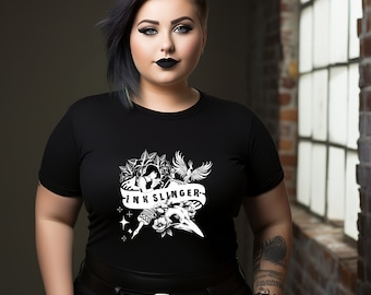 Tattoo Tee, Tattoo Shirt, Vintage Tattoo Tshirt, Gift for Tattoo Lover, Goth Chic, Gothic Style, Funny Tattoo, Tattoo Clothing, Ink Lover,