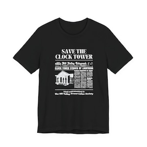 Save the Clock Tower T-Shirt, Back to the Future Poster Design