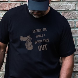 Gun T-Shirt, Gift for Husband, 2nd Amendment Shirt, Funny Gift For Men and Women, Ammo Is Expensive Shirt, Boyfriend Gun Shirt, Gun Stuff