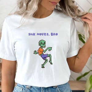 Dancing Zombie Shirt, Funny T-Shirt, Halloween T-Shirt, Hip Halloween Shirt, Funny Halloween Shirt, Spooky Season Shirt, Unisex Shirt