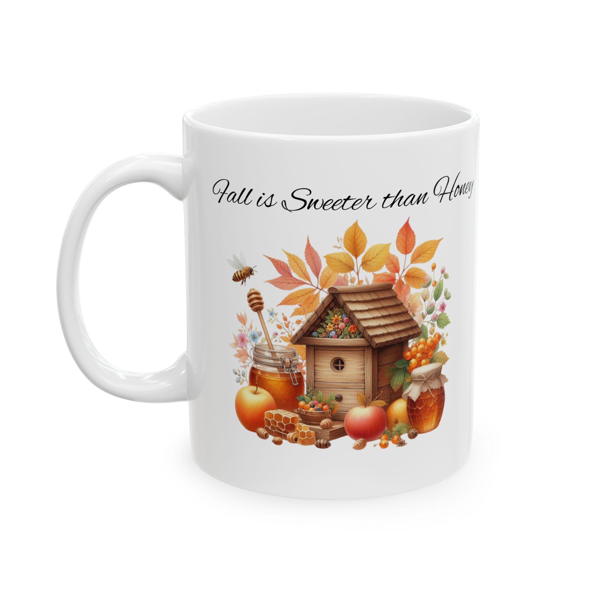 Fall is Sweeter Than Honey Mug,fall Pumpkin Coffee Mug Fall Decor Fall ...