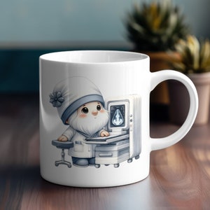 Calling Doctor Gnome Accent Coffee Mug,Doctor Appreciation, Gnome Doctor Mug, Doctor Gifts, Gifts For Doctor
