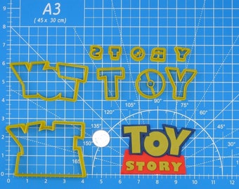 Toy Story-koekjesuitstekerset met logo B527