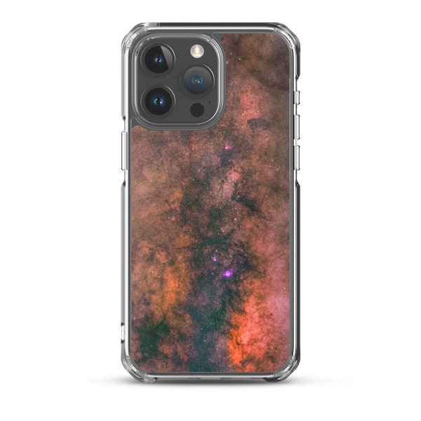 Clear Colorful Milky Way Case For iPhone, Phone Cases, Gift For Space Lovers