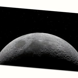 The Moon High-Res Space Art Printable Photo Digital Download, Wall Decor, Digital Prints