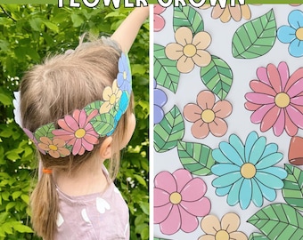 Make a Paper Flower Crown – Summer Craft for Kids