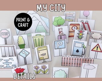 My City – Details | Craft, Color & Play