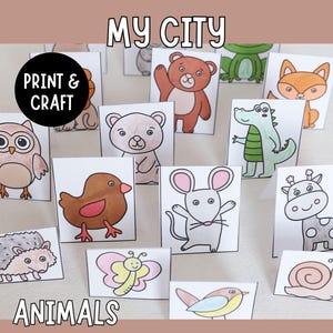 My City – Animals | Craft, Color & Play