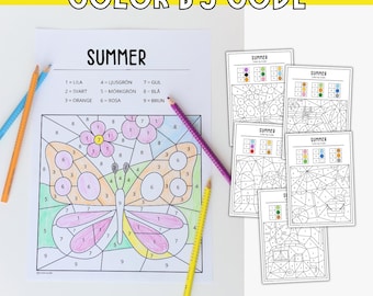 Color by Code – Summer Fun Edition