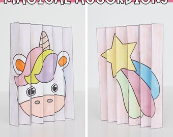 Unicorn Agamograph Craft – A Magical Folding Surprise!