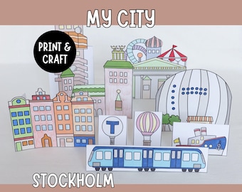My City – Stockholm | Craft, Color & Play