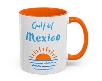 Gulf of Mexico Coffee Mug: Beach Lover Gift, Vacation Memento