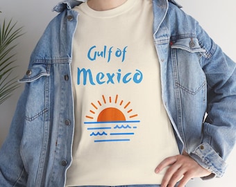 Gulf of Mexico Graphic Tee: Coastal Beach Vacation Shirt