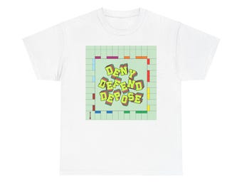 Deny Defend Depose Monopoly Unisex Heavy Cotton Tee