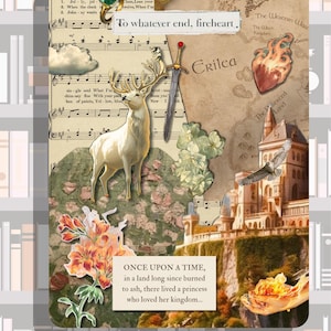 Kindle-inzetstuk van glas gegooid|Kindle-accessoire|Kindle papierwit|Kindle-sticker|Kindle-stickers|Kindle doorzichtige hoes|Kindle Fire-Sarah J. Maas