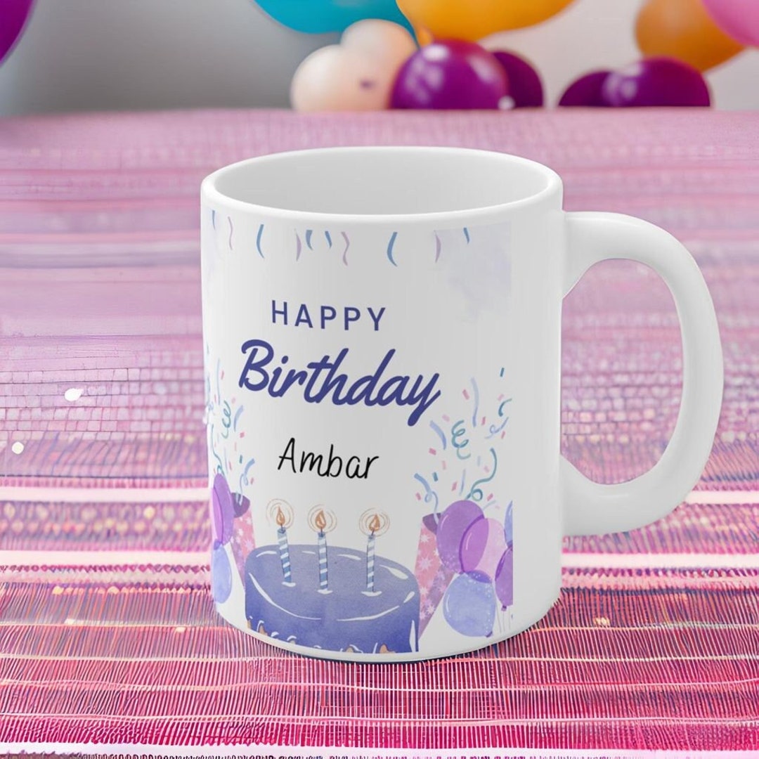 Happy Birthday Custom Mug, Custom Mug, Happy Birthday, Happy Birthday