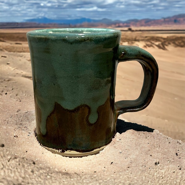 Southwestern 7 Small Wheel-Thrown Pottery Mug