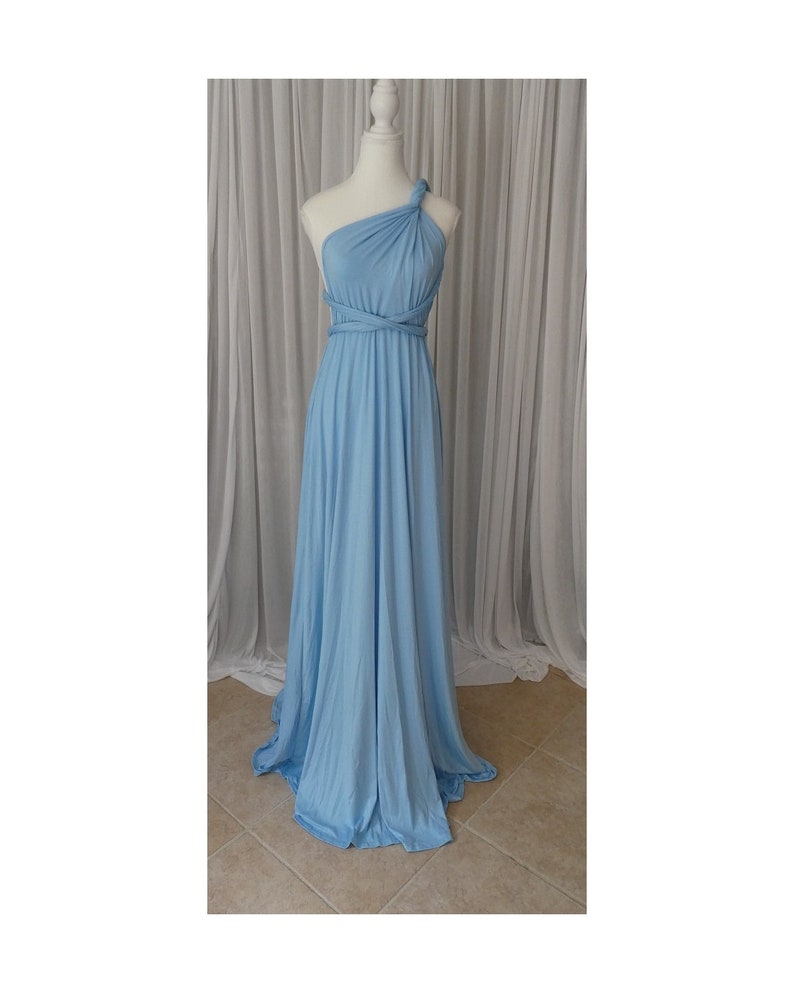 Classic Infinity Multiway Bridesmaid Dress in Cornflower Blue Etsy