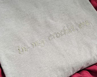 Camiseta personalizada bordada