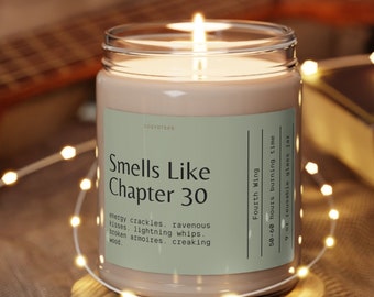 Dragon Book Lover Candle - YA Dark Fantasy Academia Candle, Bookish Merch