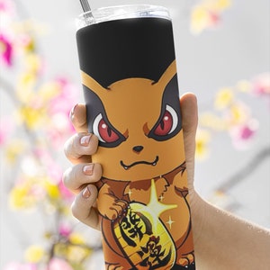 Cute Anime Kawaii Anime-Inspired Skinny Tumbler Cup Anime-Themed Art