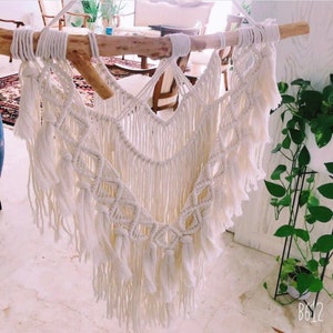 Boho Wandbehang Makramee