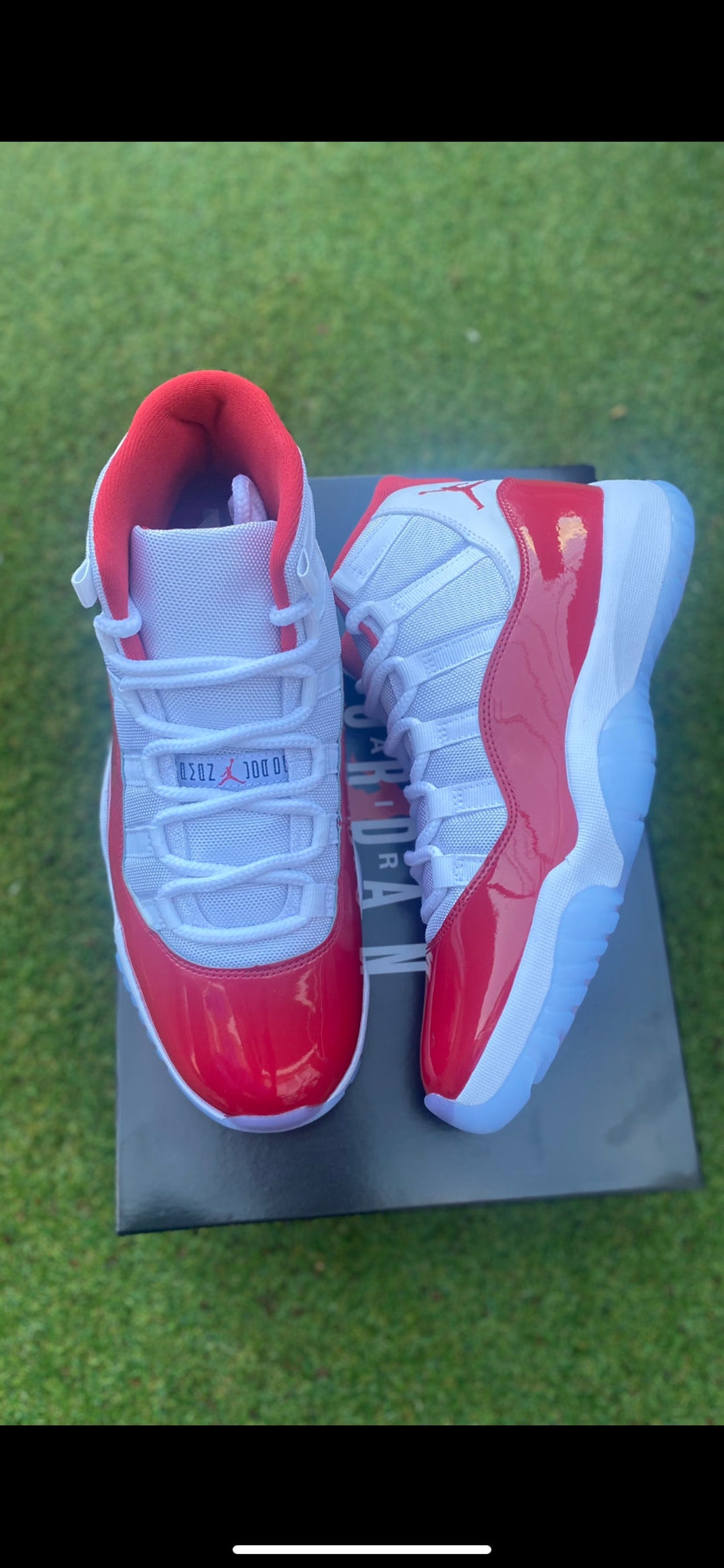 Jordan 11s Cherry Etsy