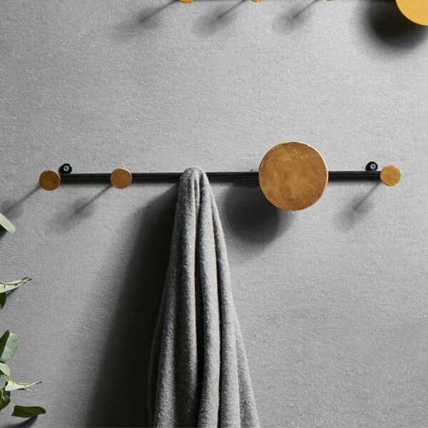 Iron Creative Wall Hanging Coat Hanger Room | Iron Wall-Mounted Coat Rack for Stylish Room Organization