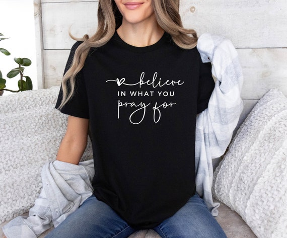 Believe His Word Christian Women T Shirt Believe His Word Christian Women T Shirt