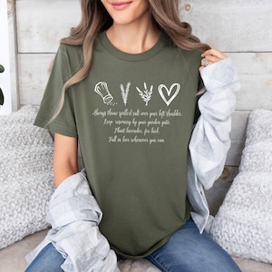 Practical Magic T-Shirt, Salt Rosemary Lavender Love T Shirt, Inspirational Shirt, Magic Spell Shirt, Practical Magic Gift