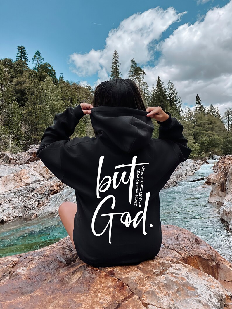 But God Hoodie, Christian Hoodie, God Hoodie, Faith Hoodie, Christian